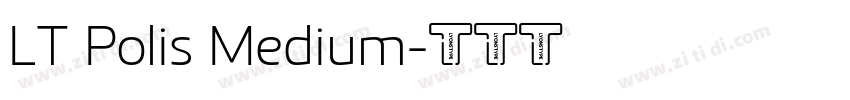 LT Polis Medium字体转换